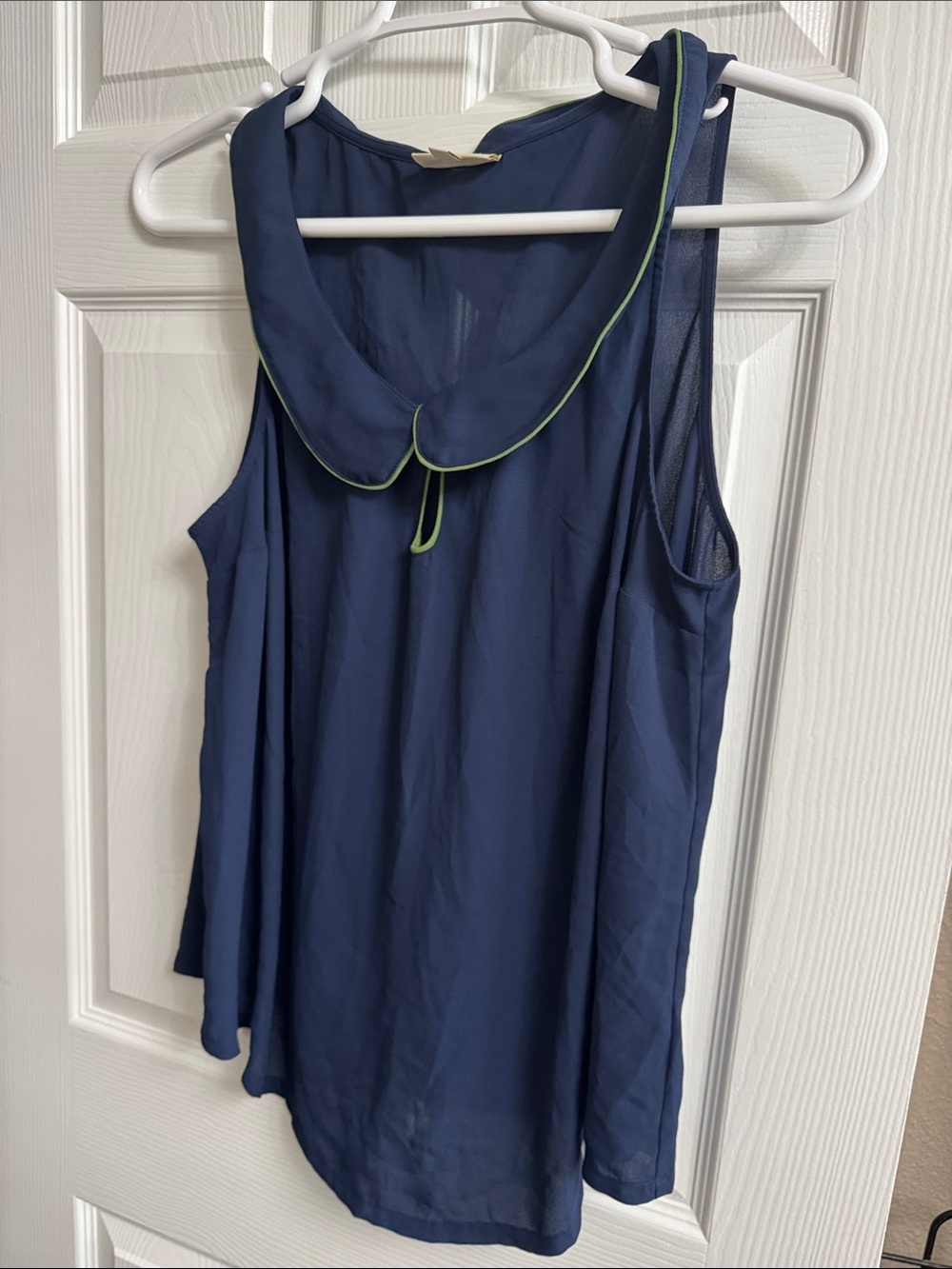 2 Modcloth  Sleeveless Chiffon Tanks